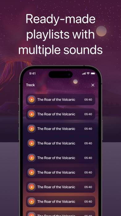 Volcano Soundscape: Calm Relax Скриншот приложения #4