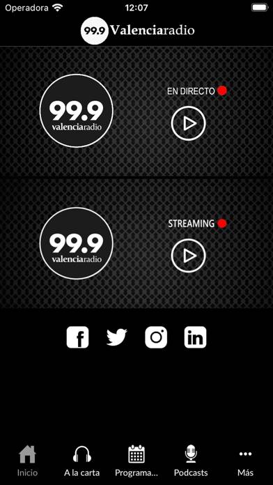 ValenciaRadio 99.9 App screenshot #1