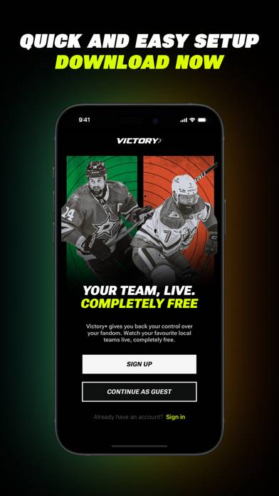 Victory plus App screenshot