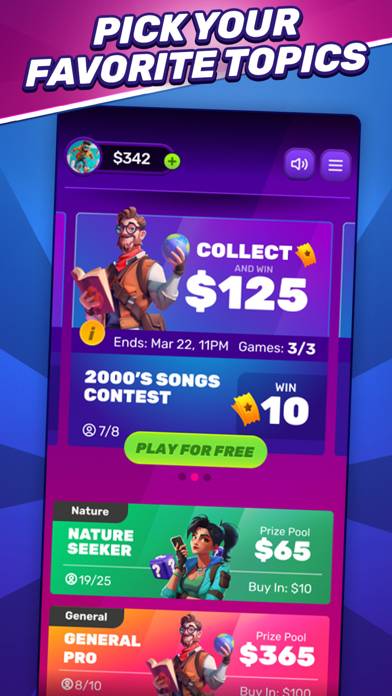 Quiiiz online trivia screenshot