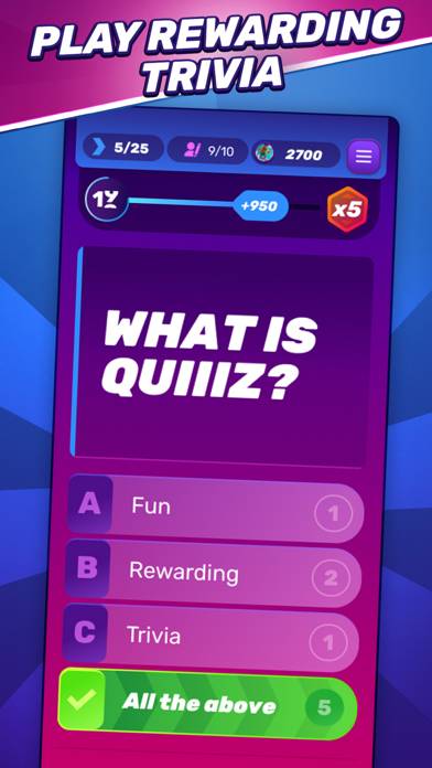 Quiiiz online trivia App screenshot #3