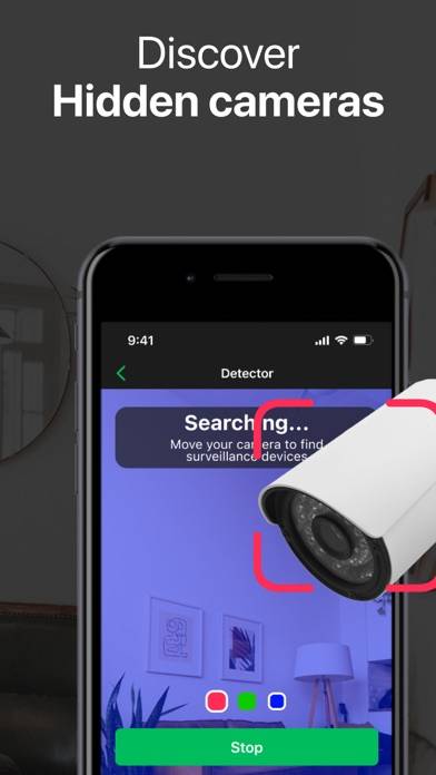 Hidden Camera Detector Cam App Schermata dell'app #3