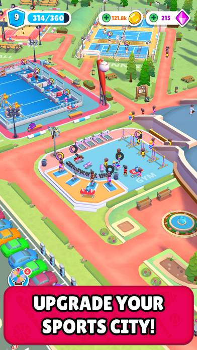 Idle Sports Superstar Tycoon captura de pantalla del juego