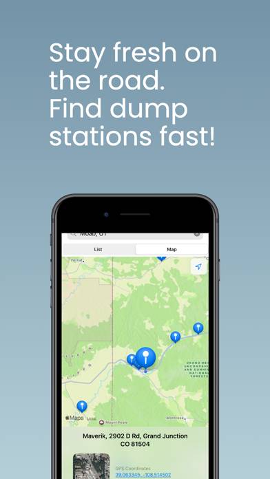RV Dump Sites App screenshot