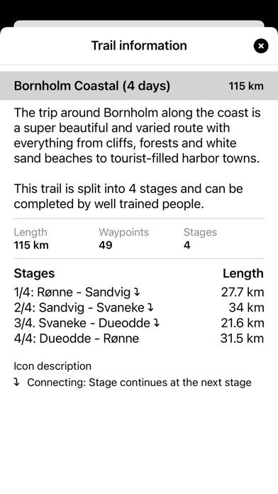 Bornholm Rundt App screenshot