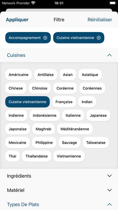 Cuisine Asiatique Maison App screenshot #3