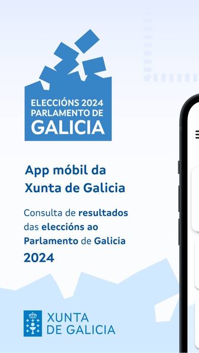 Eleccións Galicia 2024 Captura de pantalla de la aplicación #1