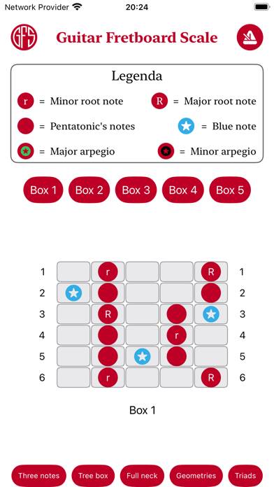 Guitar Fretboard Scales App-Screenshot #3