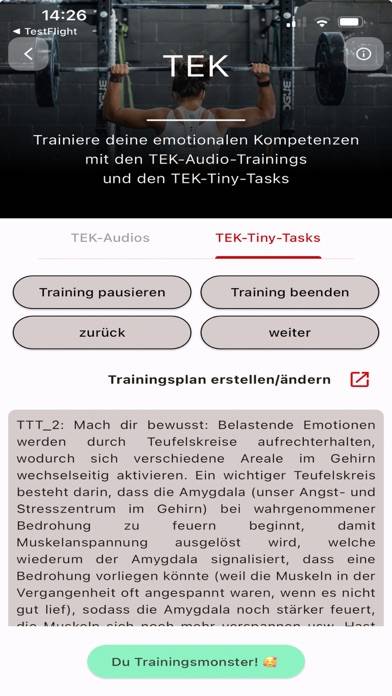 TEK-Training-App App screenshot #3