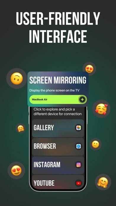 Screen Mirroring Cast: TV App Capture d'écran de l'application #1