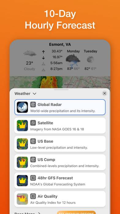 Radar Omega Schermata dell'app #3
