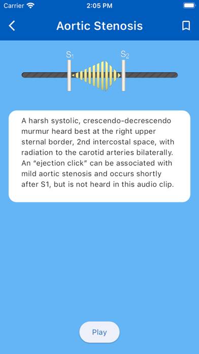 Lung Heart Sounds App screenshot