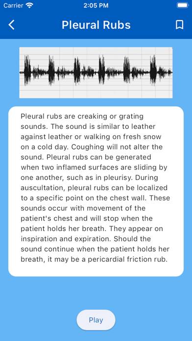 Lung Heart Sounds App screenshot