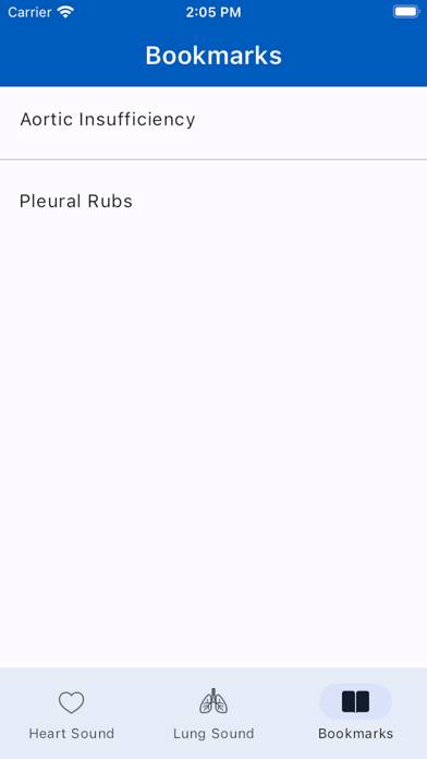 Lung Heart Sounds App screenshot