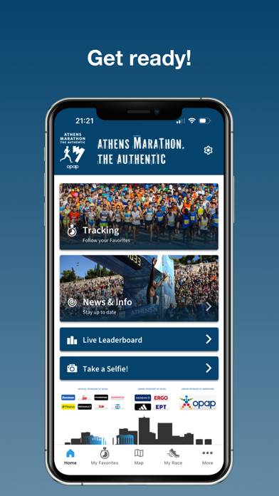 Athens Authentic Marathon Captura de pantalla de la aplicación