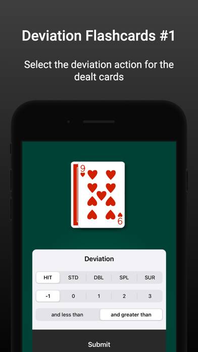 Blackjack game screenshot