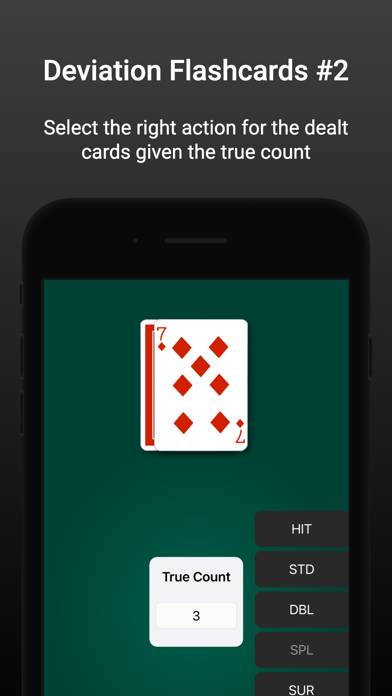 Blackjack game screenshot