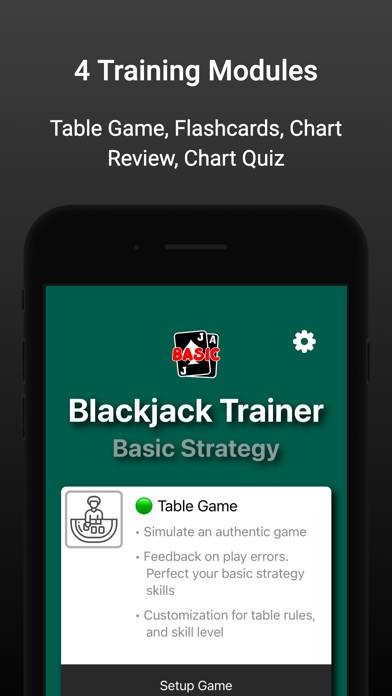 Blackjack 21 - Basic Strategy screenshot