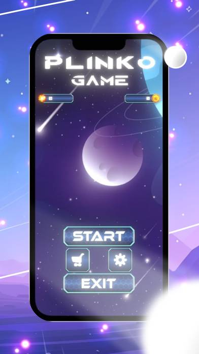Plinko Galactic Ball Captura de pantalla de la aplicación #1