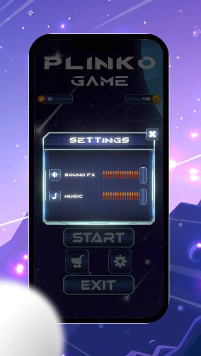 Plinko Galactic Ball Captura de pantalla de la aplicación #2