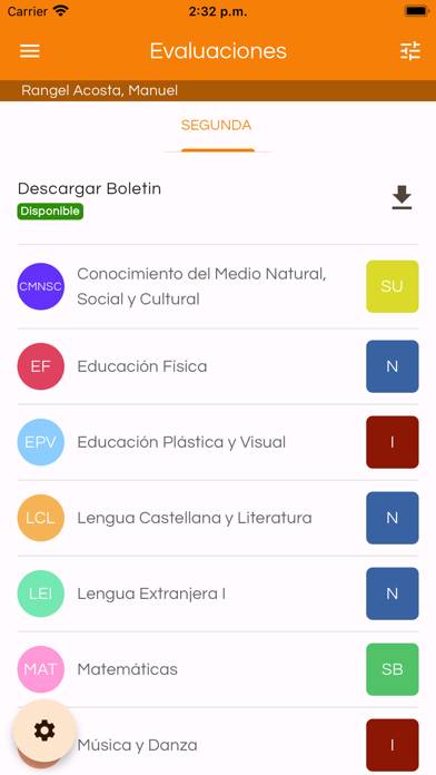 Escuela familia Qualitas captura de pantalla