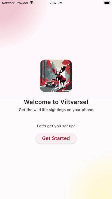 Viltvarsel App screenshot #1