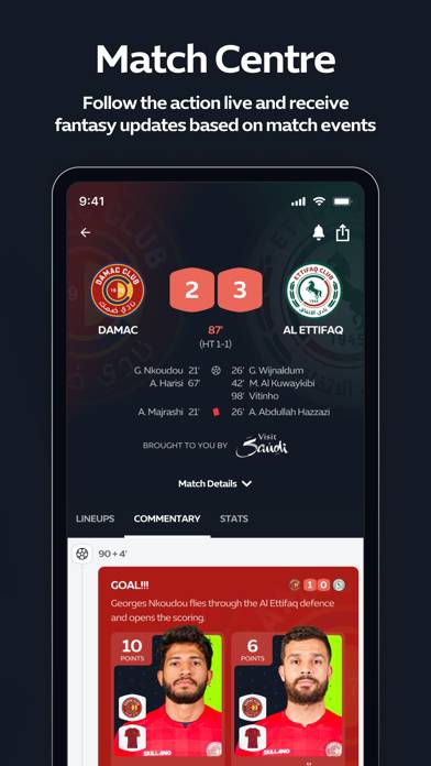 Saudi Pro League: Official App App screenshot