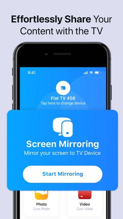 TV Cast: Screen Mirroring App App skärmdump #3