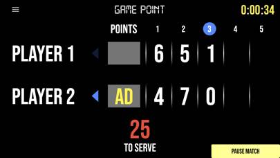 BT Tennis Scoreboard Capture d'écran de l'application #2