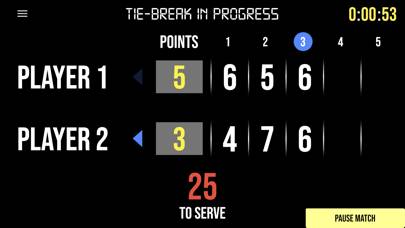 BT Tennis Scoreboard Capture d'écran de l'application #4