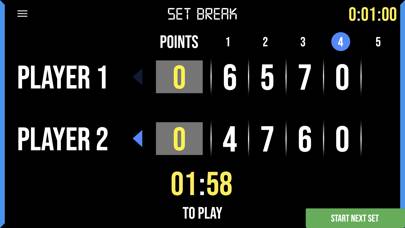 BT Tennis Scoreboard Capture d'écran de l'application #5