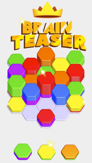Hexa Sort Color: Puzzle Game captura de pantalla