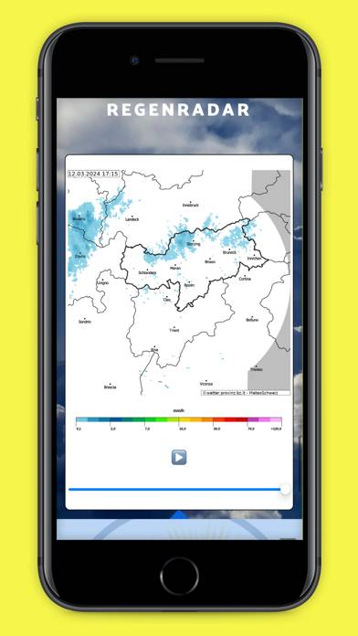 Wetterwarnungen Südtirol App screenshot