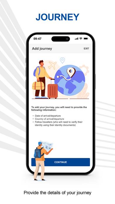 Travel to Europe App screenshot
