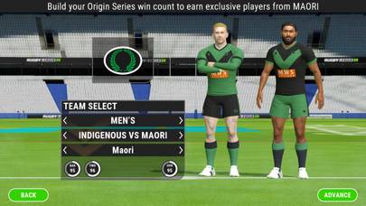 Rugby League 24 capture d'écran du jeu