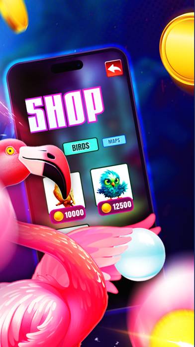 Pink Birdie Go! game screenshot