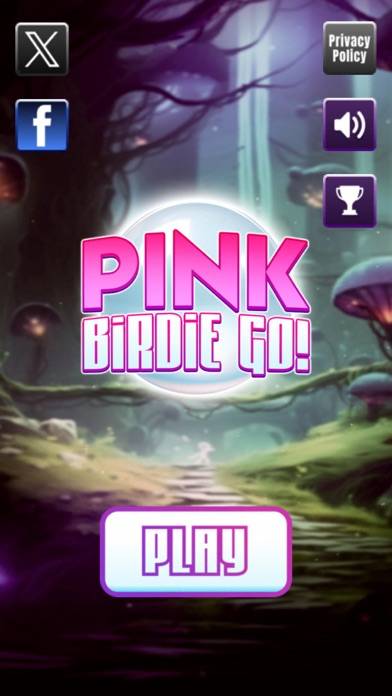 Pink Birdie Go! game screenshot