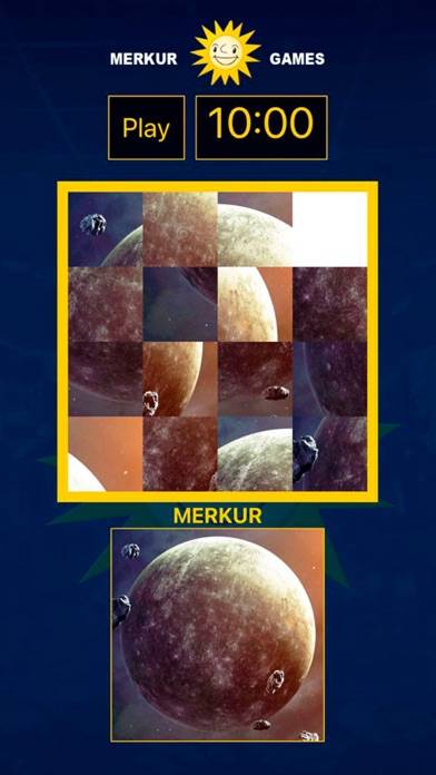 Space & planet Merkur and Mars