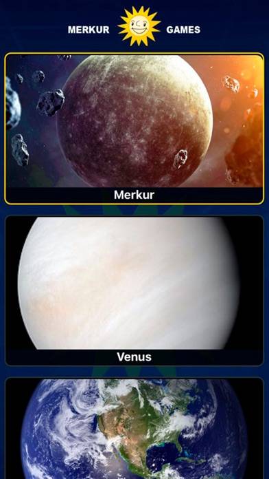 Space & planet Merkur and Mars App screenshot #2