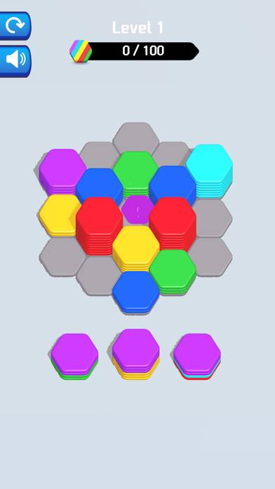 Hexa Blast 3D - Merge Puzzle screenshot