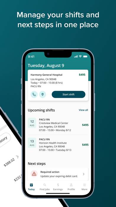 Medely: Find healthcare shifts App screenshot