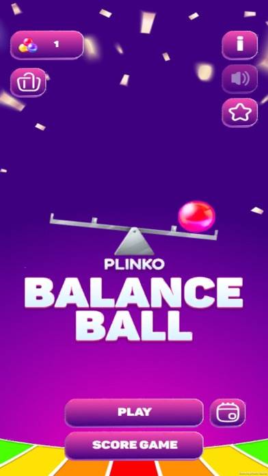 Plinko Balance Ball Captura de pantalla de la aplicación #5