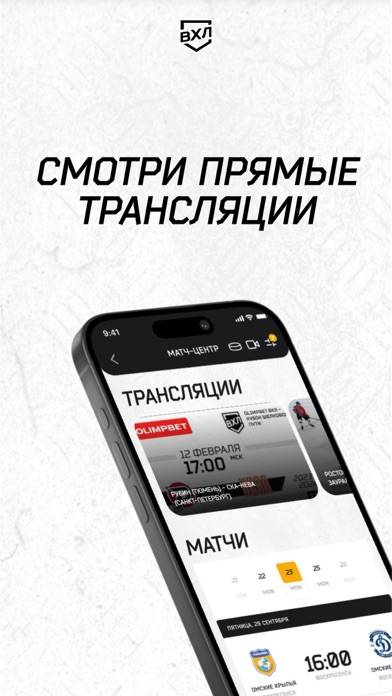 ВХЛ App screenshot