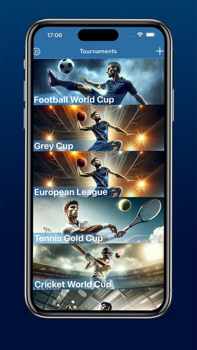1x Tournaments One App screenshot #4