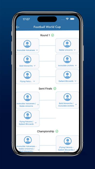 1x Tournaments One Schermata dell'app #6