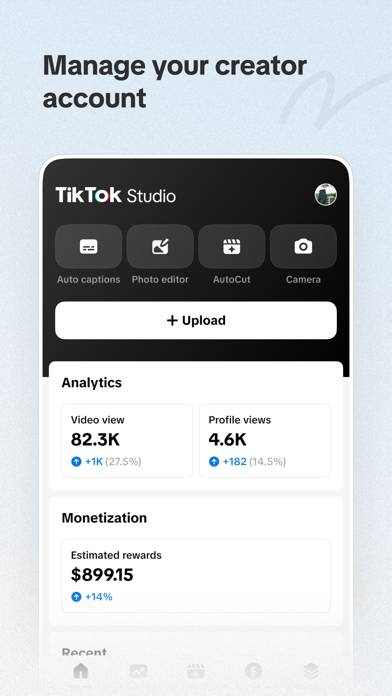 TikTok Studio screenshot