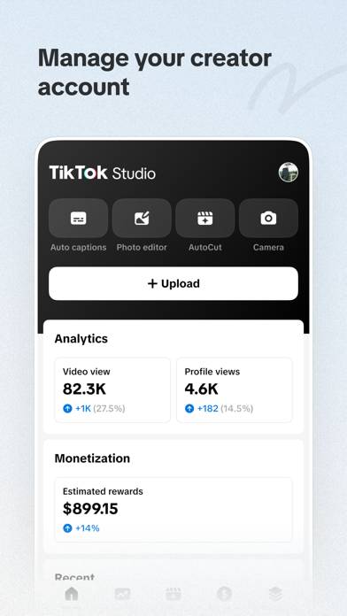 TikTok Studio App screenshot #1