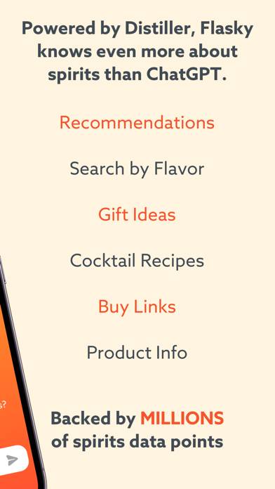 Flasky: Liquor Recommendations App skärmdump #2