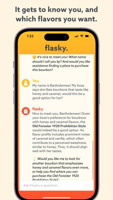 Flasky: Liquor Recommendations App skärmdump #4