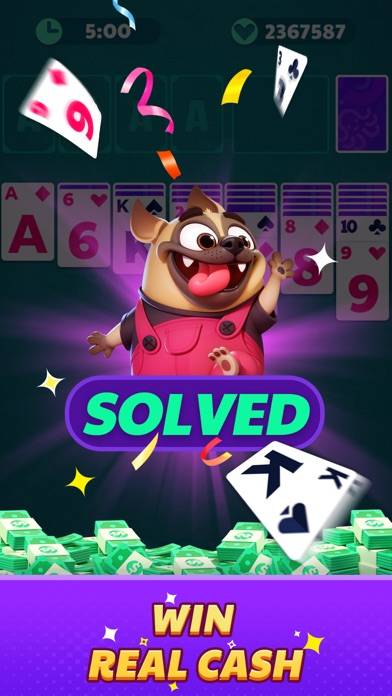 Solitaire Slam: Win Real Cash game screenshot